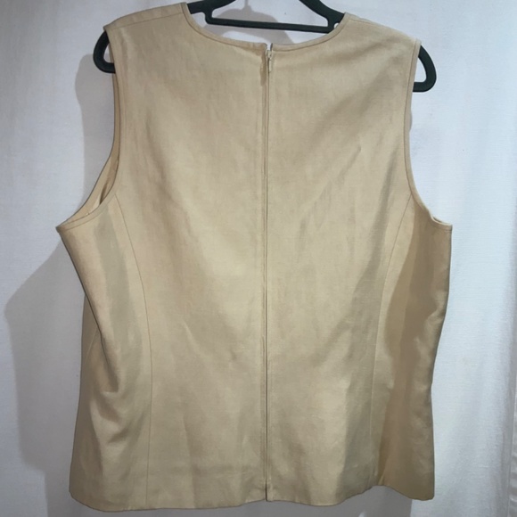 Ann Taylor Cream Blouse - Size 16 - Picture 4 of 4